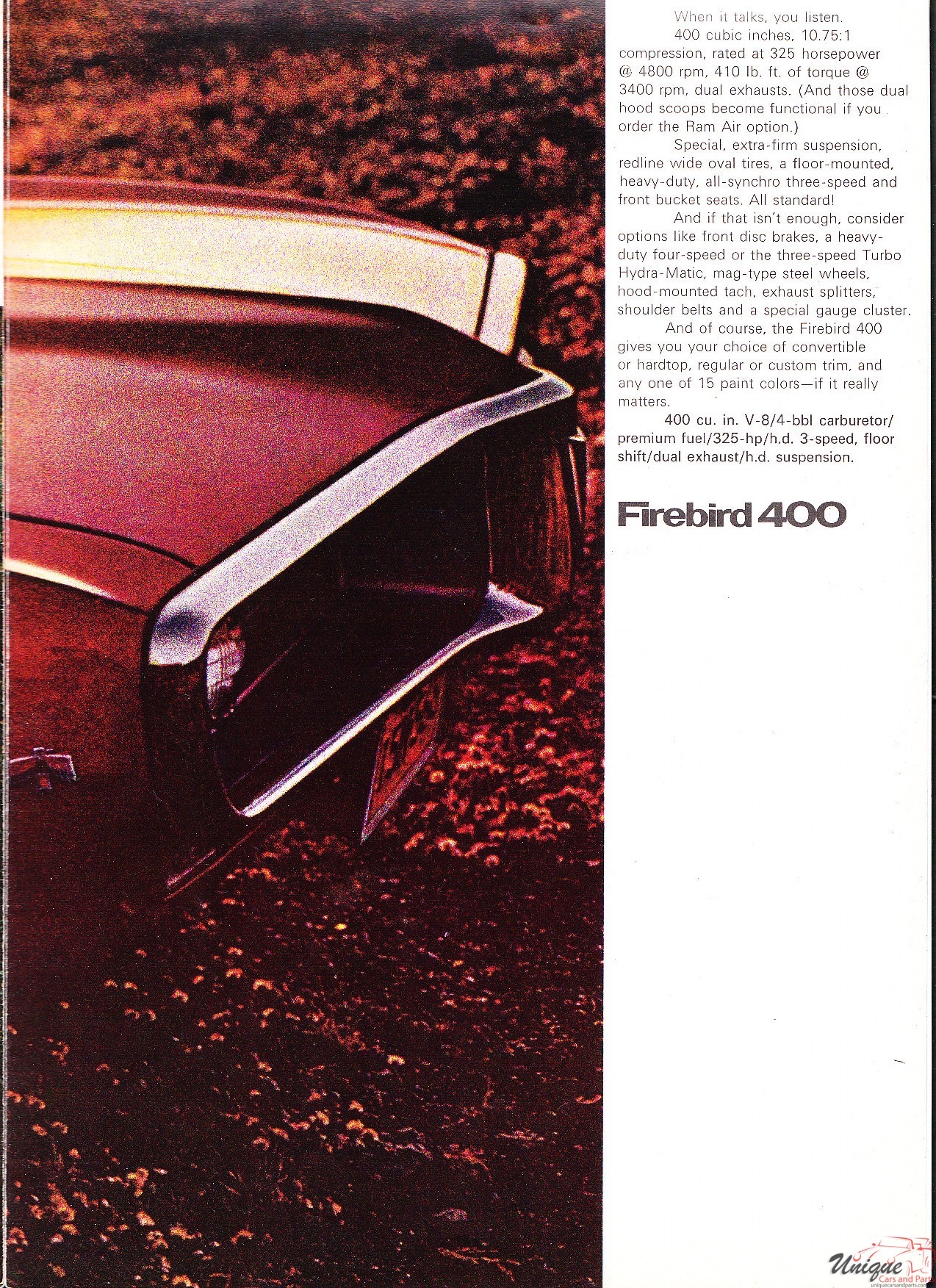 1967 Pontiac Firebird Brochure Page 1